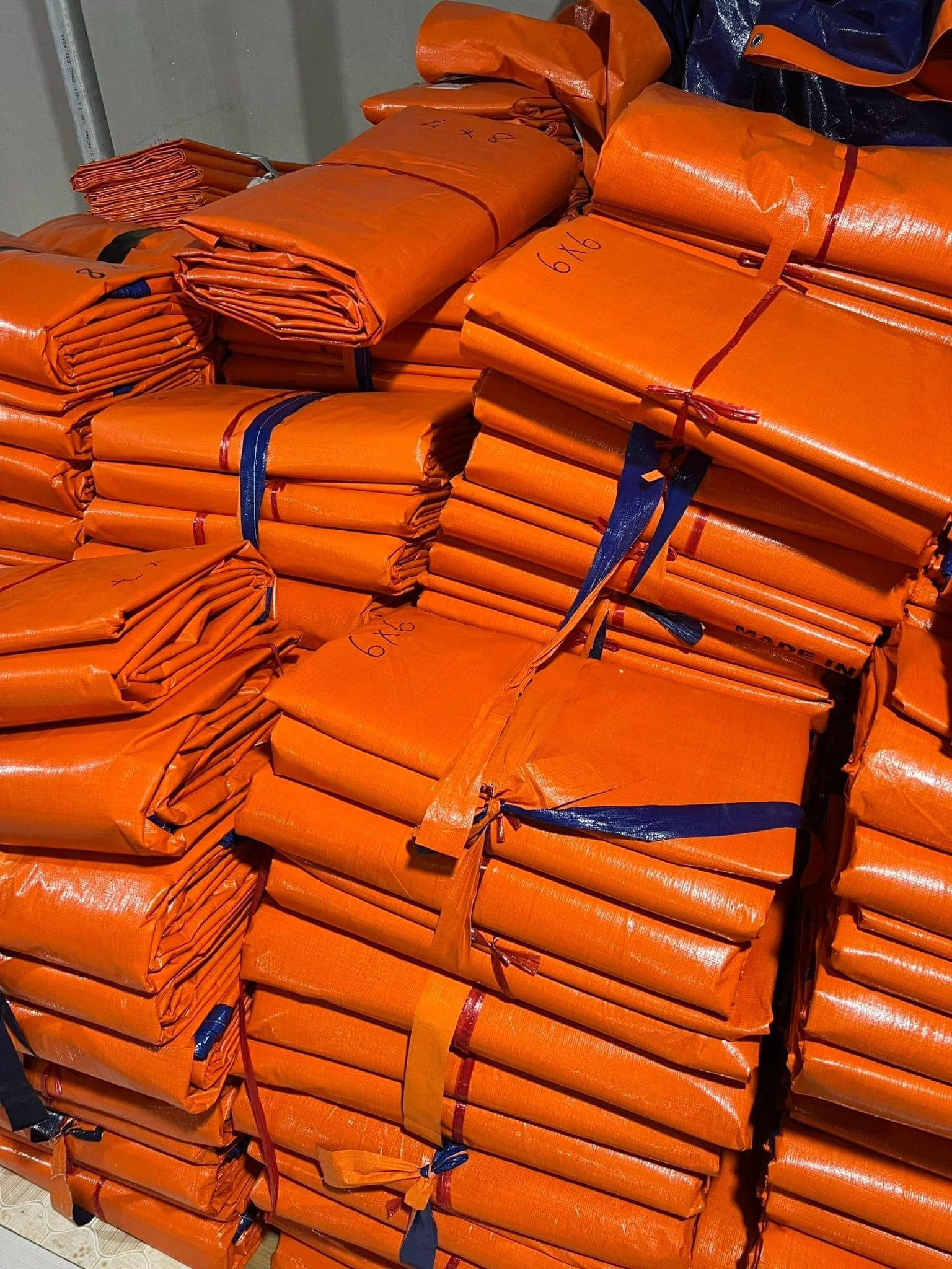 BÁO GIÁ BẠT NHỰA XANH CAM 2 DA 4M, 6M, 8M.