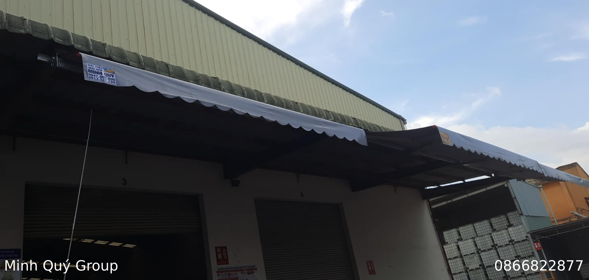 mái che nắng mưa